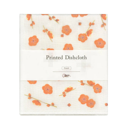 Nawrap Printed Dishcloth - Japanese Apricot Flower