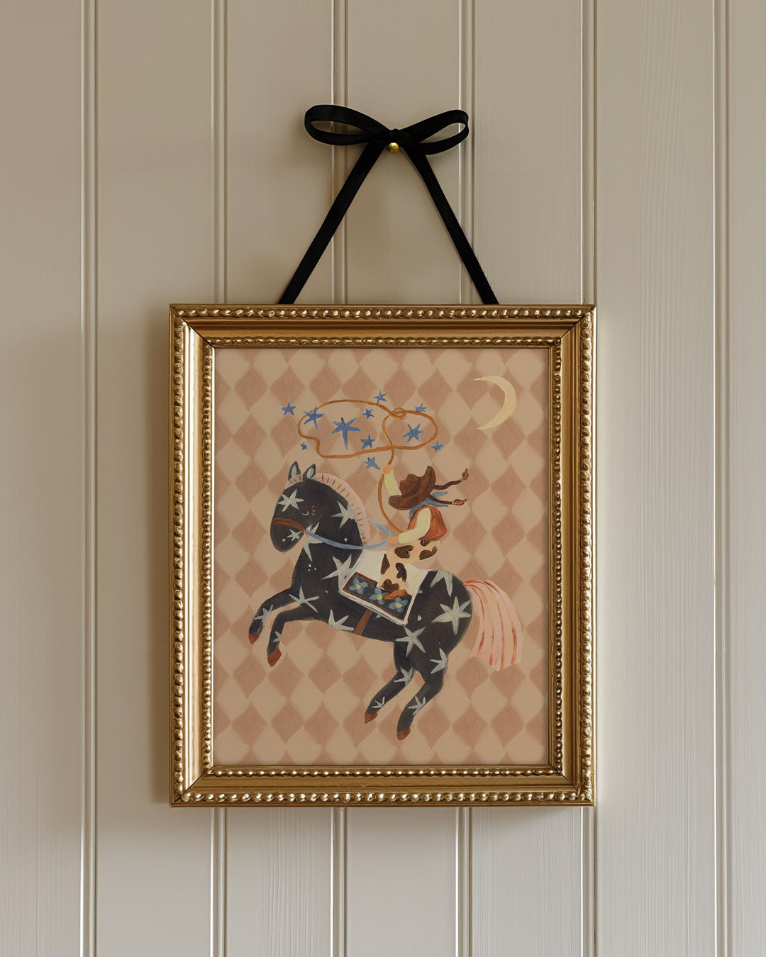 Catching Stars Cowgirl - Art Print