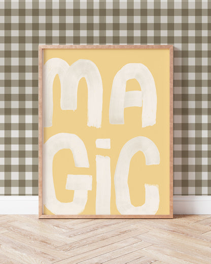 Magic' - Word Art Print
