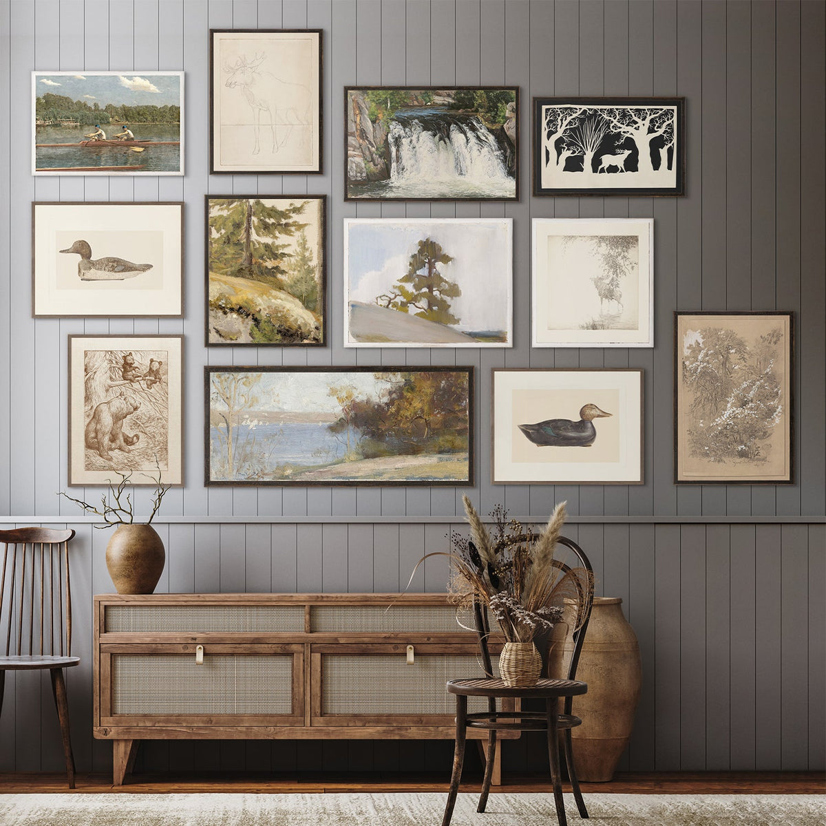 "Decoy Duck II" Framed Art Print