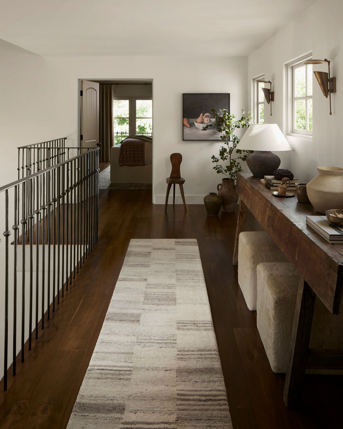 Amber Lewis x Loloi Rocky Ivory / Dove Rug