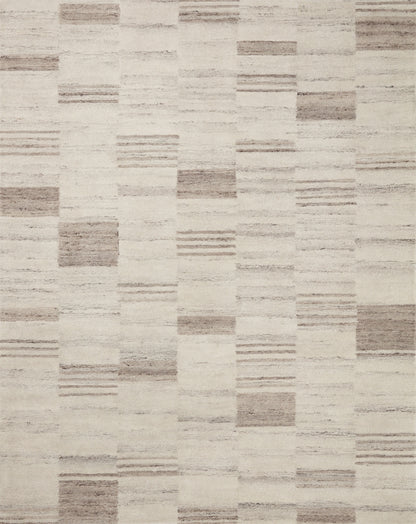 Amber Lewis x Loloi Rocky Ivory / Dove Rug
