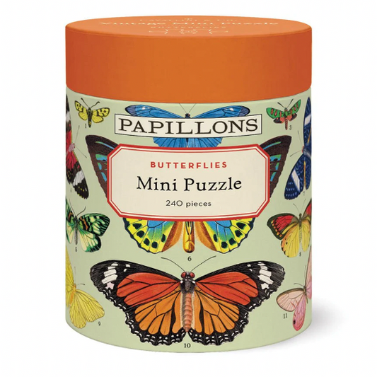 Butterflies 240 Piece Mini Puzzle - Cavallini