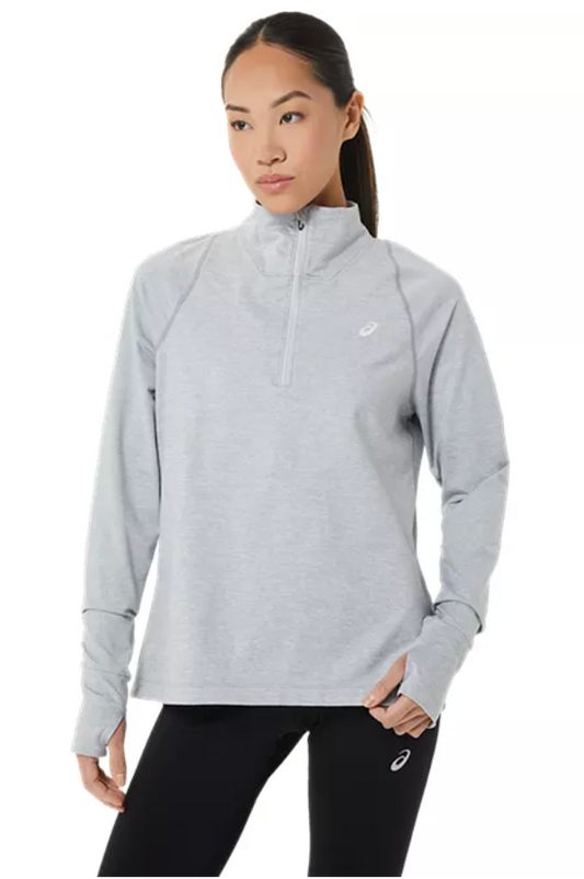 ASICS Women's Thermopolis Quarter Zip Light Grey (2012C022-021)