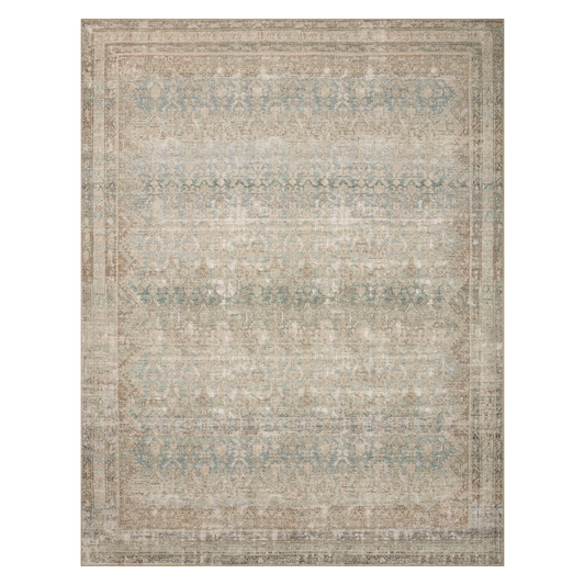 Angela Rose x Loloi Aubrey Jade/ Natural Rug
