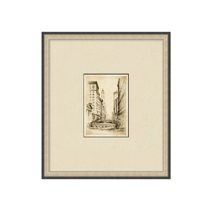 "Street Level to Skyline" Framed Art Print