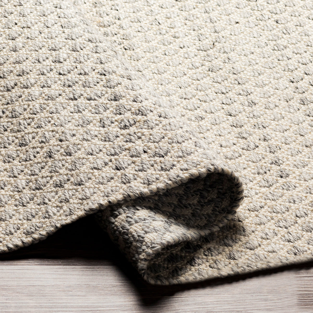 Aurelia Diamond Slate Rug