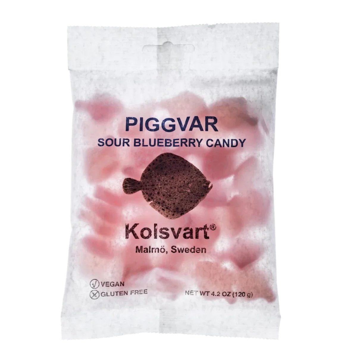 Kolsvart Sour Blueberry Swedish Fish