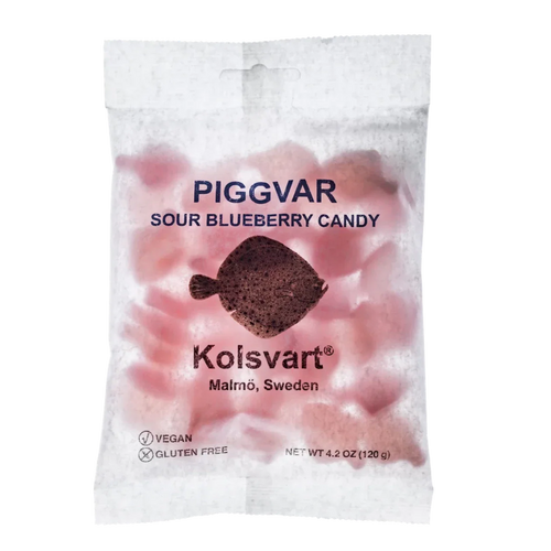 Kolsvart Sour Blueberry Swedish Fish