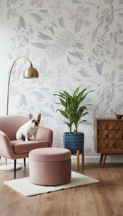Breezy Botanical Mural