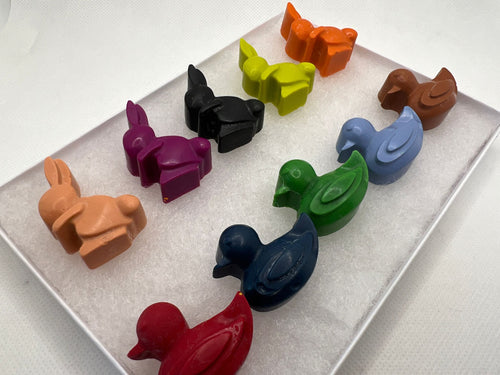 Beeswax Small Ducks & Bunnies Box of 10