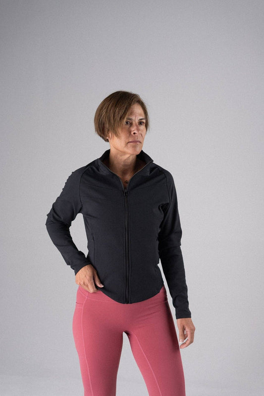 Alyth Active Motivate serene soft jacket - Black - WOMEN