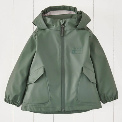 Grass & Air - Waterproof Rain Jacket - Khaki