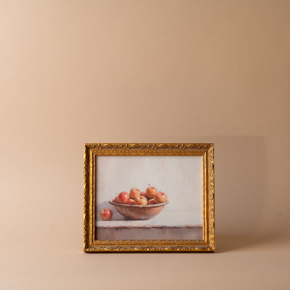 "Pomme" Framed Vintage Inspired Art Print
