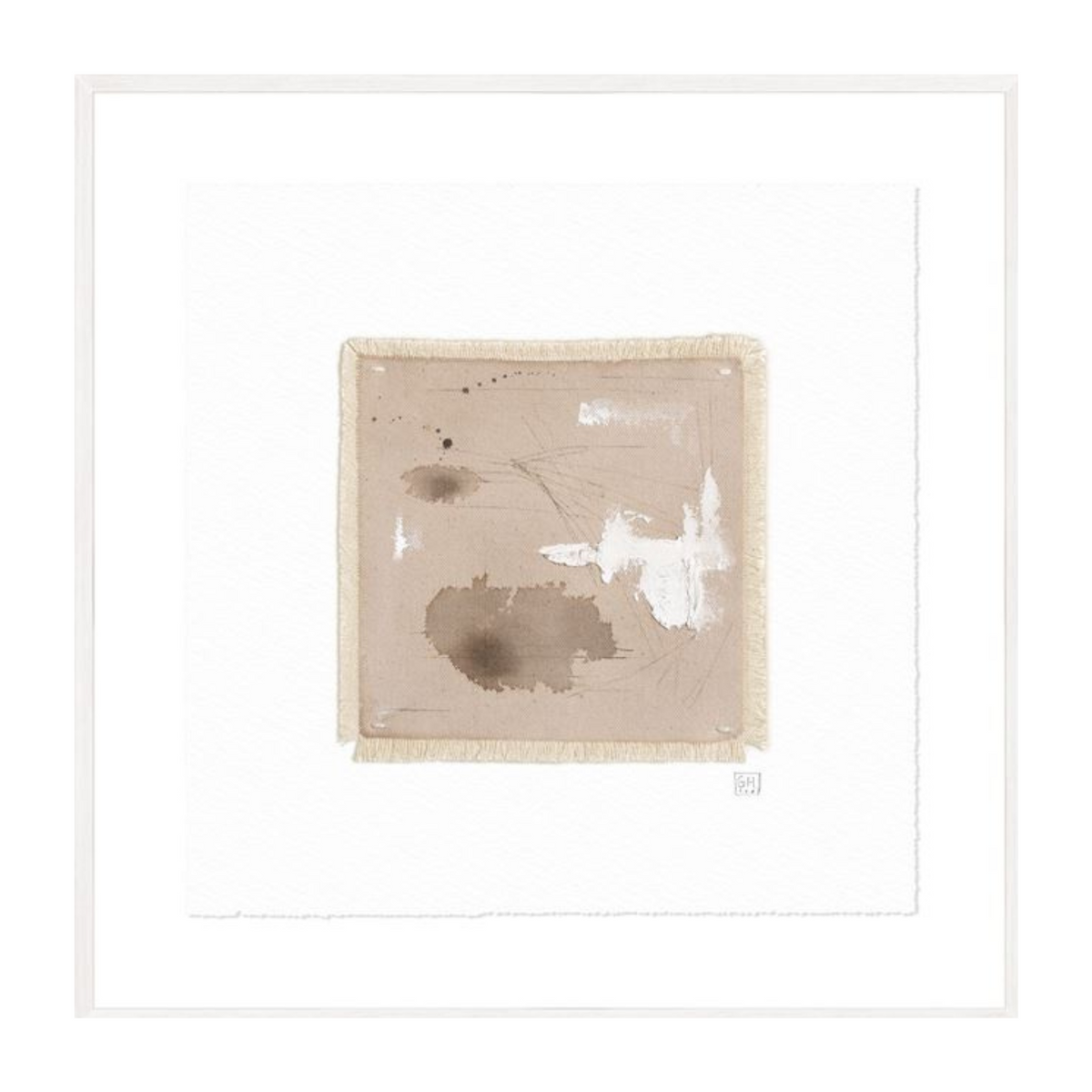 "Organic Neutrals XVIII" Framed Art Print