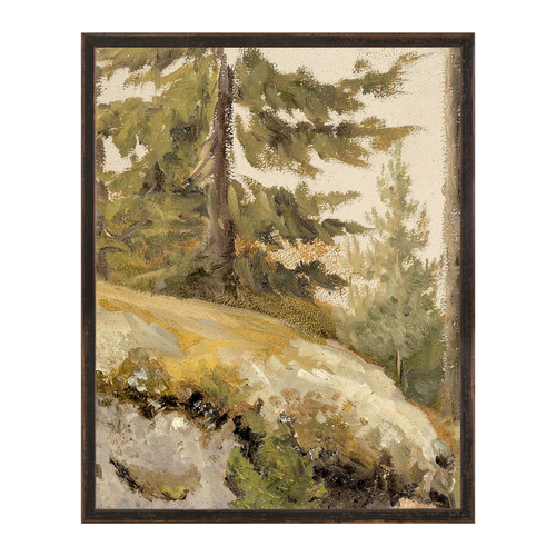 "The Study of Forests" Framed Art Print