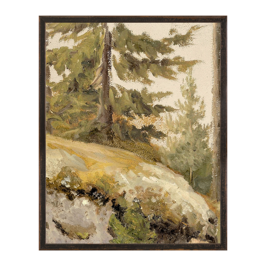 "The Study of Forests" Framed Art Print