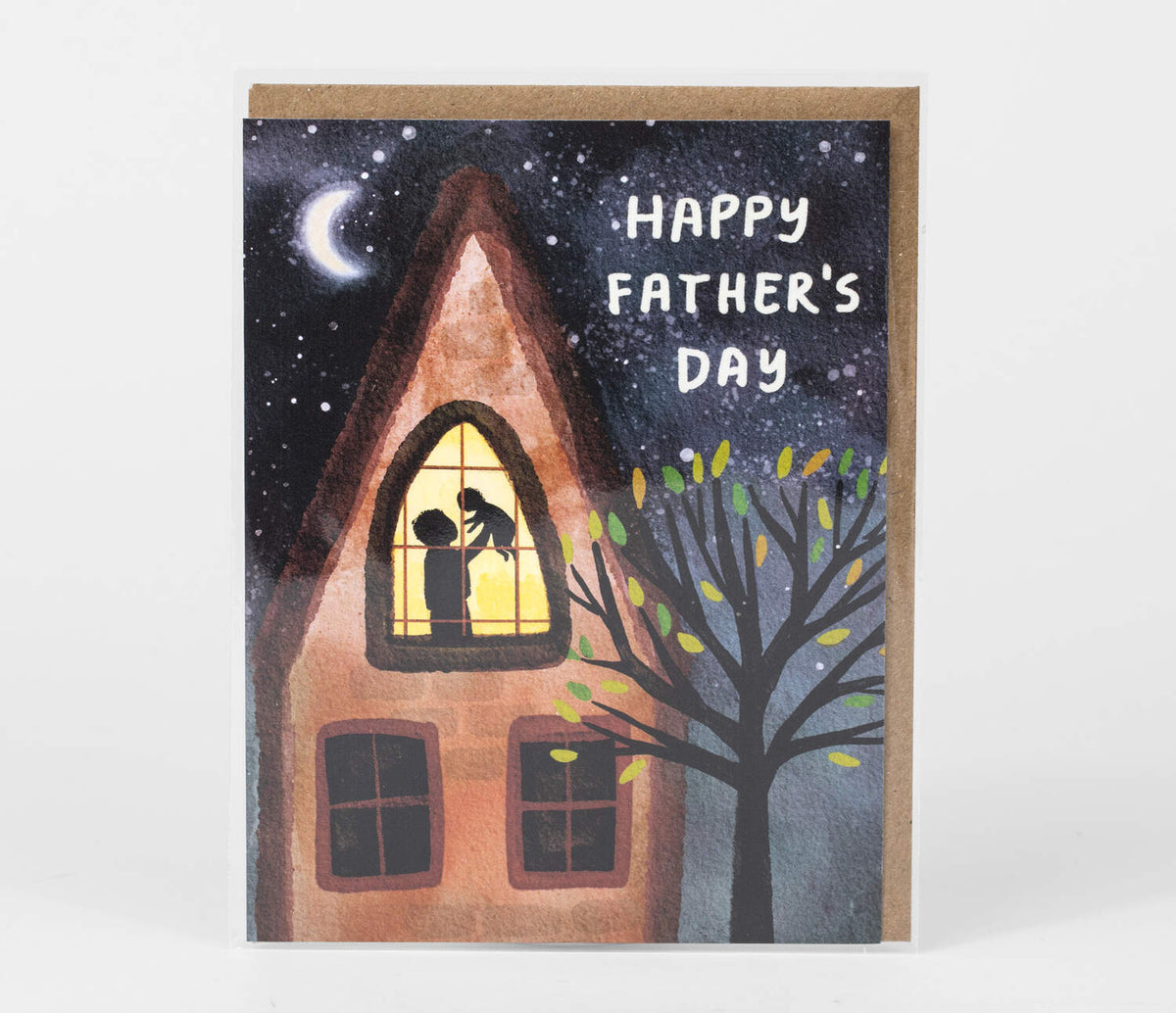 Happy Father's Day Window Greeting Card