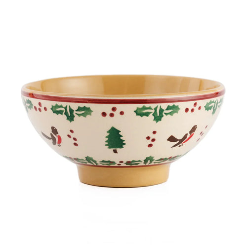 Nicholas Mosse - Medium Bowl, Winter Robin (retired)