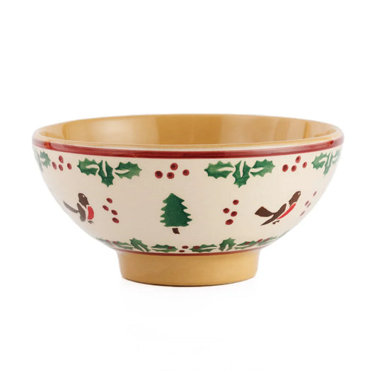 Nicholas Mosse - Medium Bowl, Winter Robin (retired)