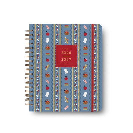 2027 Schoolhouse 17-Month Academic Hardcover Spiral Planner