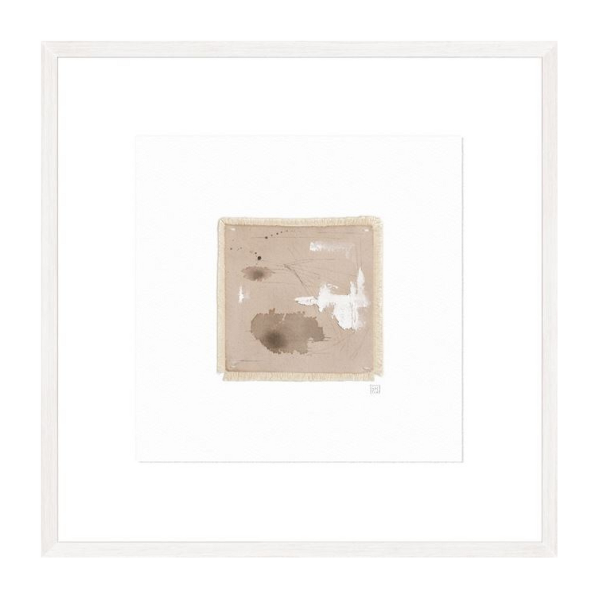 "Organic Neutrals XVIII" Framed Art Print