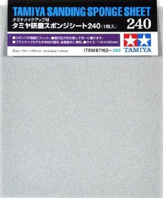 Tamiya Sanding Sponge Sheet - 240 Grit