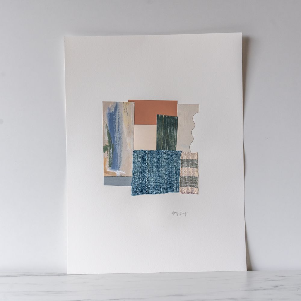 "In My Place" Original Collage by Holly Young